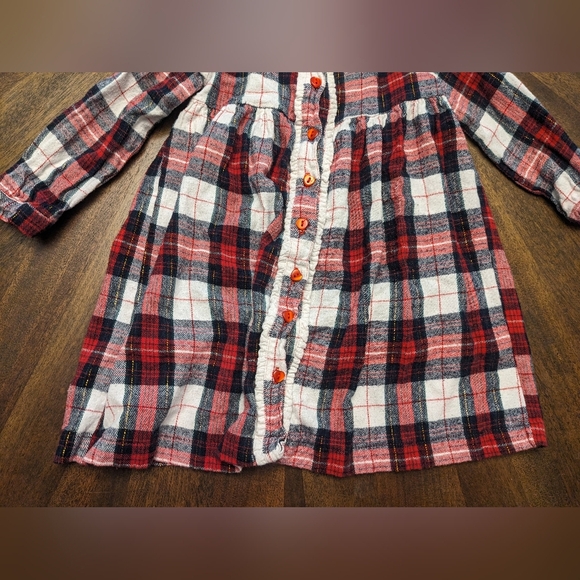 Plaid Button-Down Dress - Picture 8 of 11